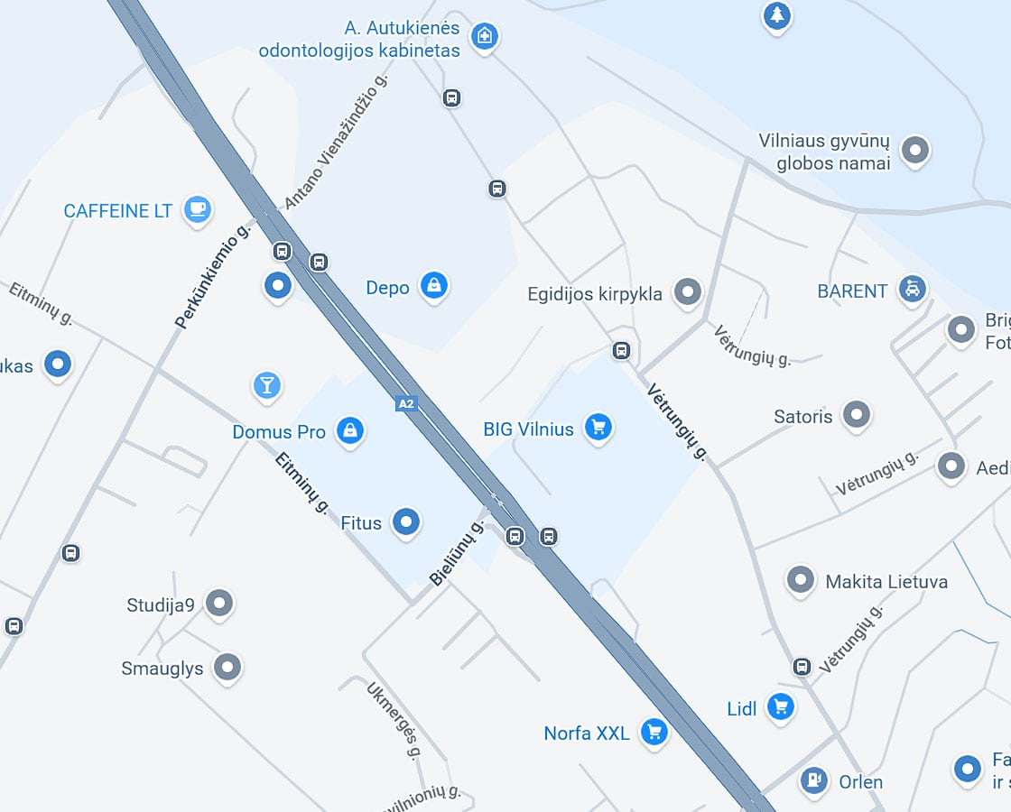 Vilnius žemėlapis